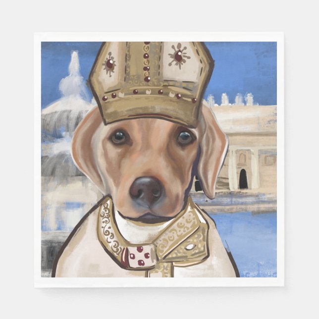 Labrador Retriever  Napkin (Front)