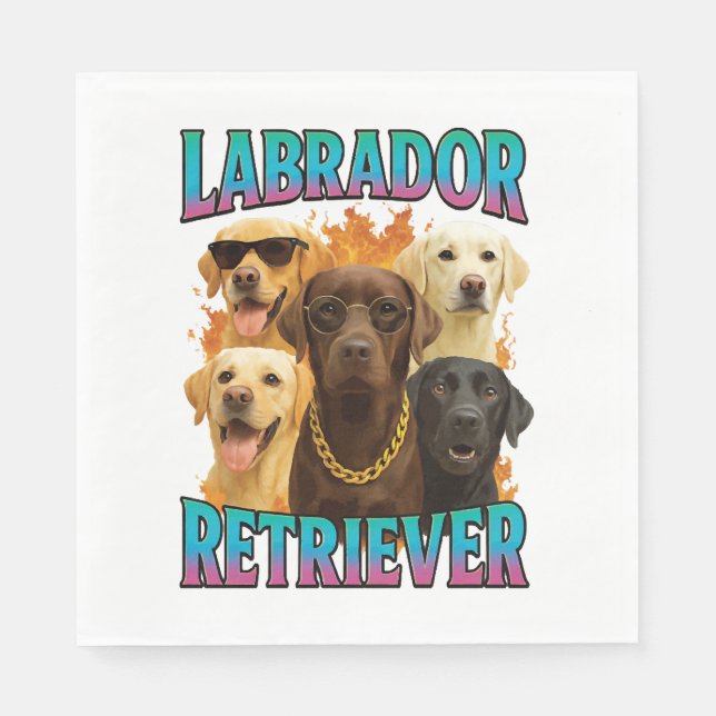Labrador Retriever  Napkin (Front)