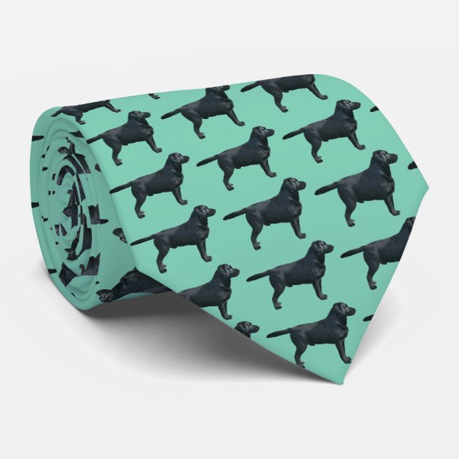 Labrador Retriever Neck Tie (Rolled)