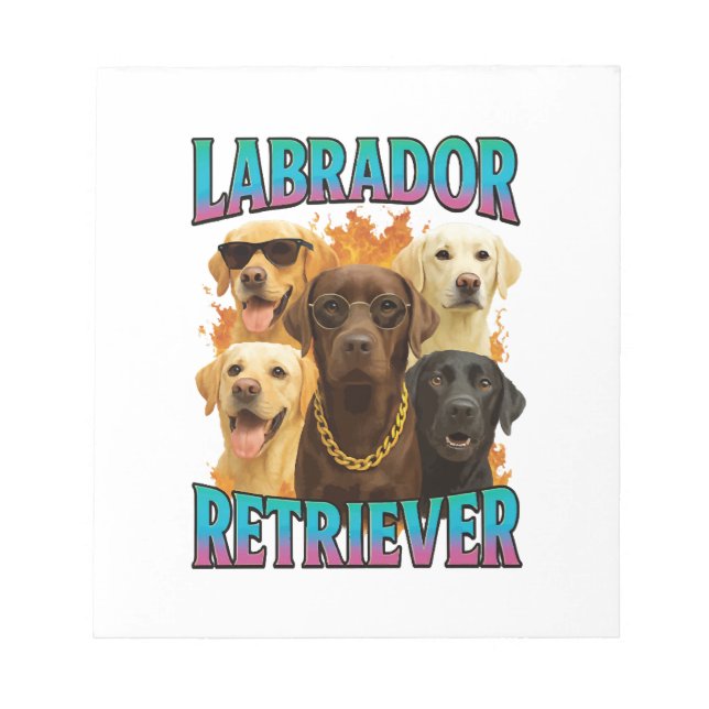Labrador Retriever  Notepad (Front)