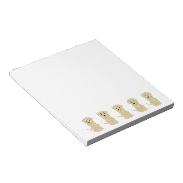 Labrador Retriever Notepad (Angled)