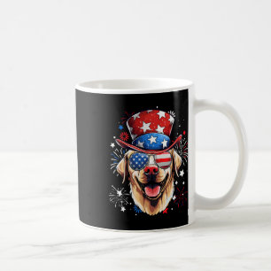 Labrador Retriever Patriotic Usa Flag 4th Of July Coffee Mug