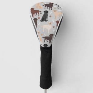 Labrador Retriever Paws and Bones Golf Head Cover
