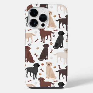 Labrador Retriever Paws and Bones iPhone 14 Pro Max Case