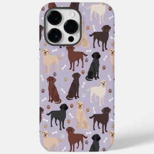 Labrador Retriever Paws and Bones iPhone 14 Pro Max Case