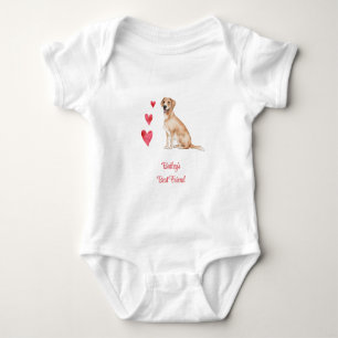 Labrador Retriever Personalised Best Friend Baby Bodysuit
