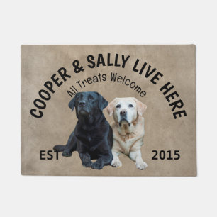 Labrador Retriever Personalised Dog Lover  Doormat