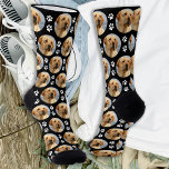 Labrador Retriever Pet Photo Paw Prints Dog Lover Socks<br><div class="desc">Say you love your Labrador, without saying you love your Labrador!! Surprise your favourite labrador lover whether it's a birthday, Mothers Day, , Fathers day or Christmas with these super cute pet photo all over print socks. This novelty dog photo socks are perfect for Labrador Dad's and Mum's, wonderful gift...</div>