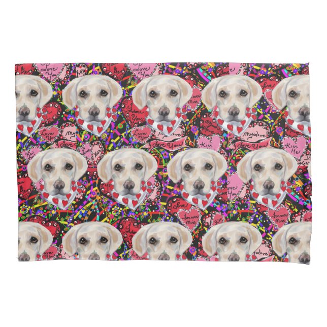 Labrador Retriever Pillowcase (Front)