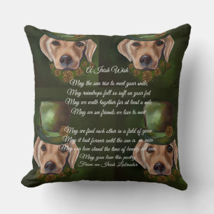 Labrador Retriever Poetry  Cushion