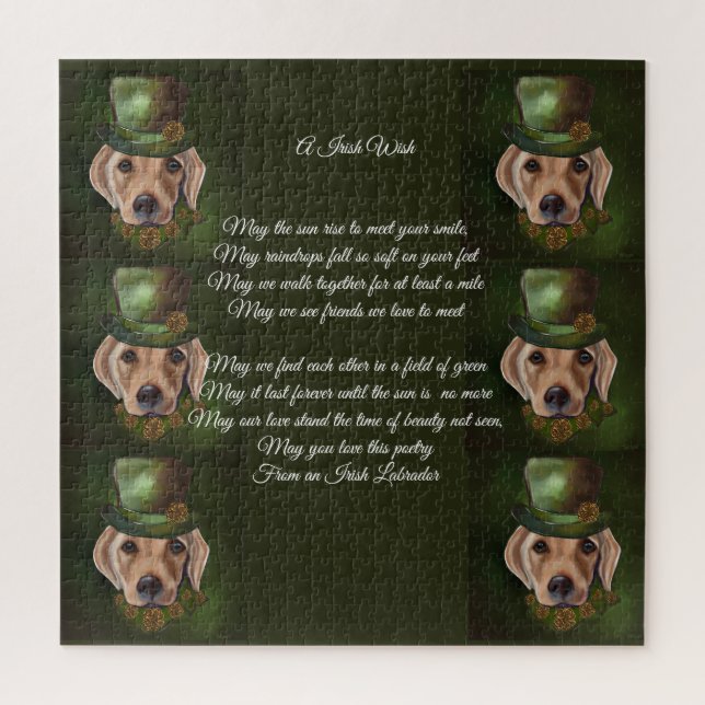 Labrador Retriever Poetry  Jigsaw Puzzle (Vertical)