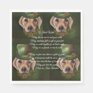 Labrador Retriever Poetry Napkin