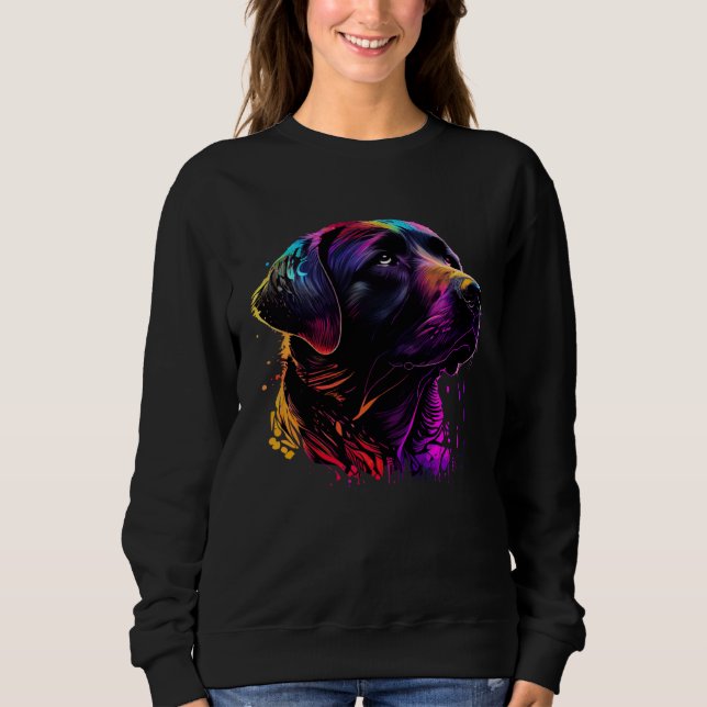 Labrador Retriever  Pop  Labrador Sweatshirt (Front)