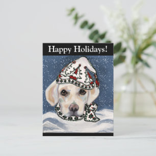 Labrador retriever     postcard