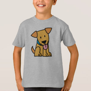 Labrador Retriever puppy dog sit golden cute pup T-Shirt