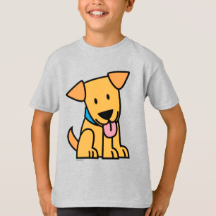 Labrador Retriever puppy dog sit golden cute pup T-Shirt