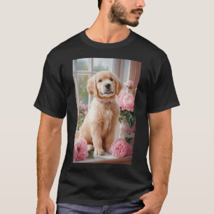Labrador Retriever Puppy on Beach T-Shirt