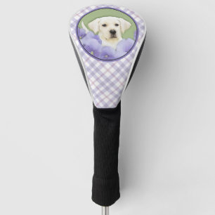 Labrador Retriever Puppy Painting Original Dog Art Golf Head Cover