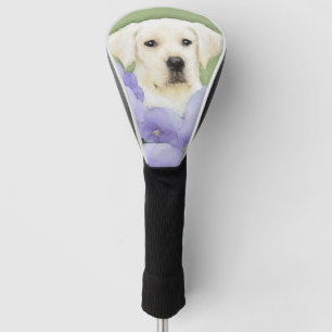Labrador Retriever Puppy Painting Original Dog Art Golf Head Cover