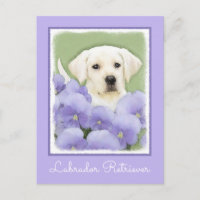 Labrador Retriever Puppy Painting Original Dog Art