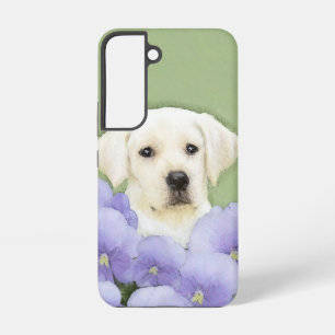 Labrador Retriever Puppy Painting Original Dog Art Samsung Galaxy Case