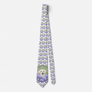 Labrador Retriever Puppy Painting Original Dog Art Tie