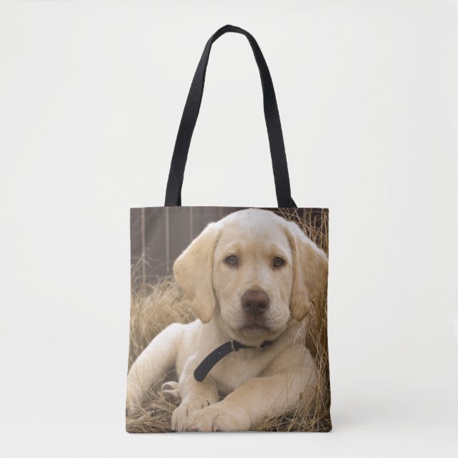 Labrador Retriever puppy Tote Bag (Front)