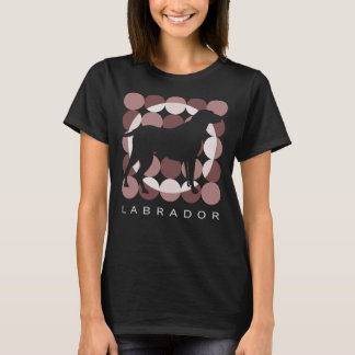 Labrador Retriever Retro Vintage Style Brown T-Shirt