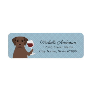 Labrador Retriever Return Address Labels