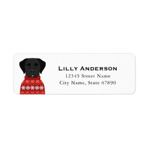 Labrador Retriever Return Address Labels