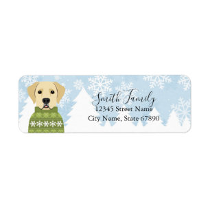 Labrador Retriever Return Address Labels
