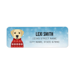Labrador Retriever Return Address Labels
