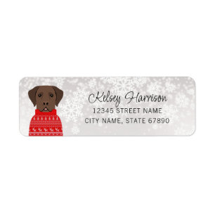 Labrador Retriever Return Address Labels