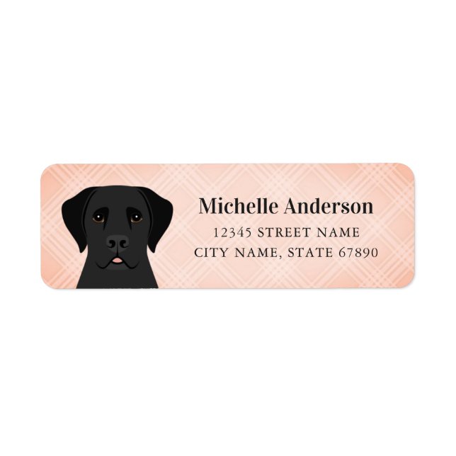 Labrador Retriever Return Address Labels (Front)
