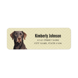 Labrador Retriever Return Address Labels