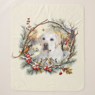 Labrador Retriever Sherpa Blanket