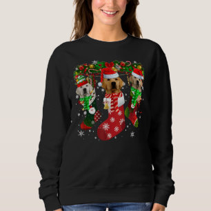Labrador Retriever Socks Christmas Family Pyjamas  Sweatshirt
