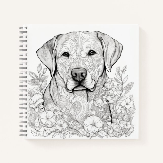 Labrador Retriever Spiral Notebook (Front)