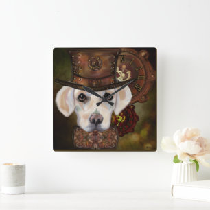 Labrador Retriever Square Wall Clock