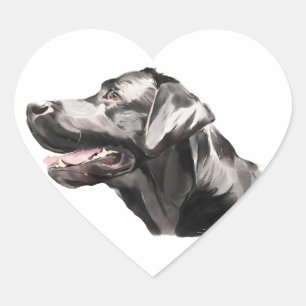Labrador Retriever, Sticker Dog Art