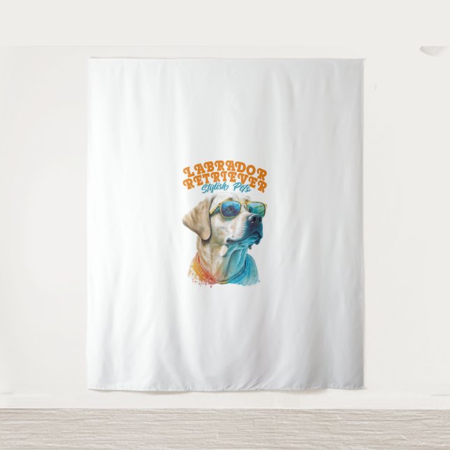 Labrador Retriever Stylish Pets Tapestry (Front)