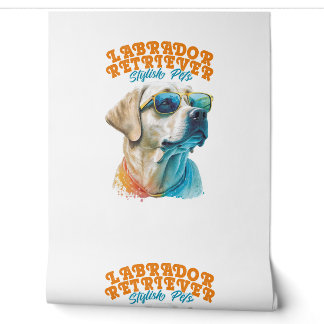 Labrador Retriever Stylish Pets Wallpaper