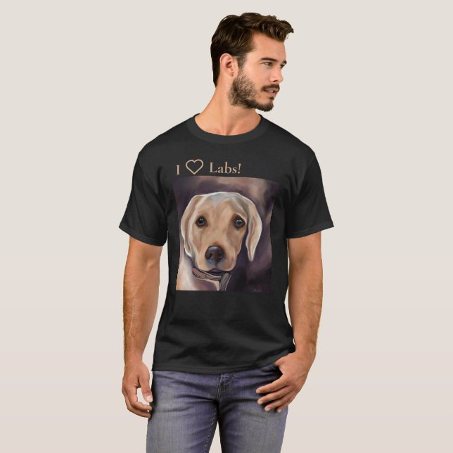 Labrador Retriever  T-Shirt (Front Full)