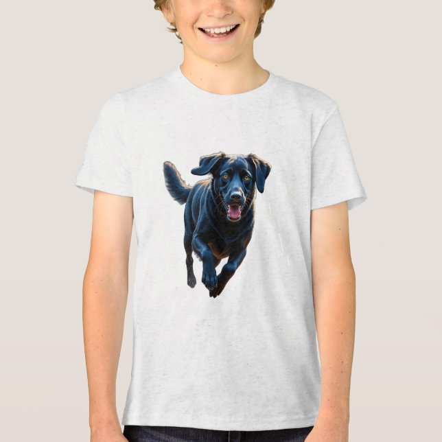 Labrador Retriever T-Shirt Tri-Blend Shirt (Front)