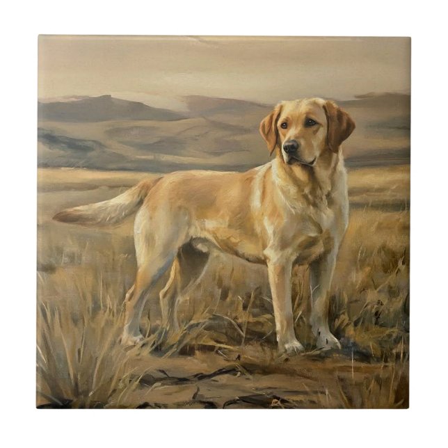 Labrador Retriever Tile (Front)