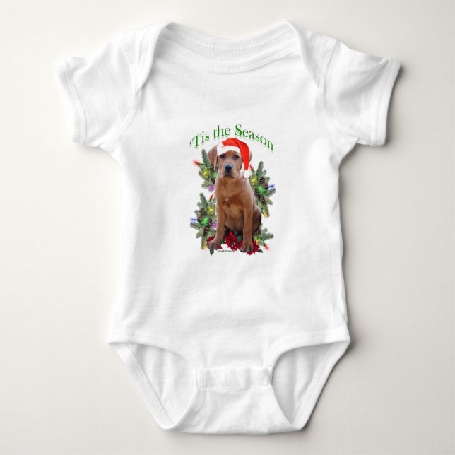 Labrador Retriever ‘Tis Baby Bodysuit (Front)