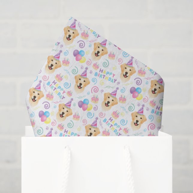 Labrador Retriever Tissue Paper  (Gift Bag)