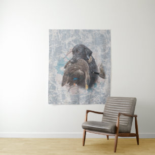 Labrador retriever  tote bag metal ornament tapestry