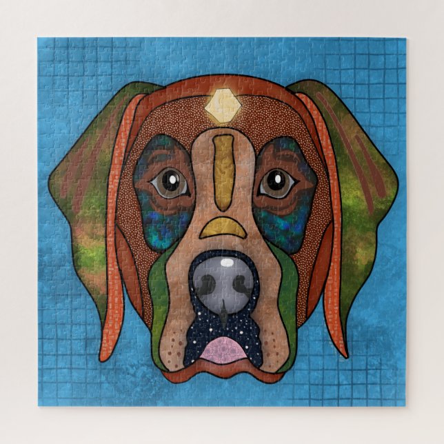 Labrador Retriever ugly dog face Jigsaw Puzzle (Vertical)