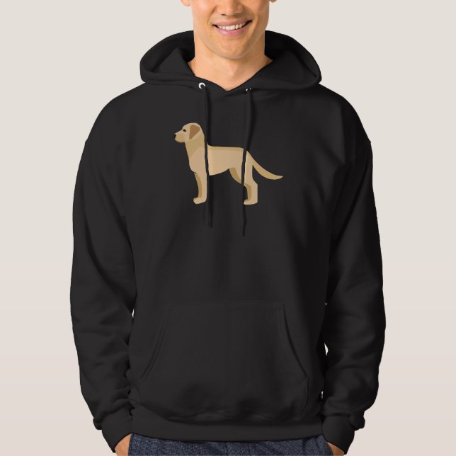 Labrador Retriever Vector Active Hoodie (Front)